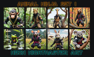 Animal Ninjas Set Card 1