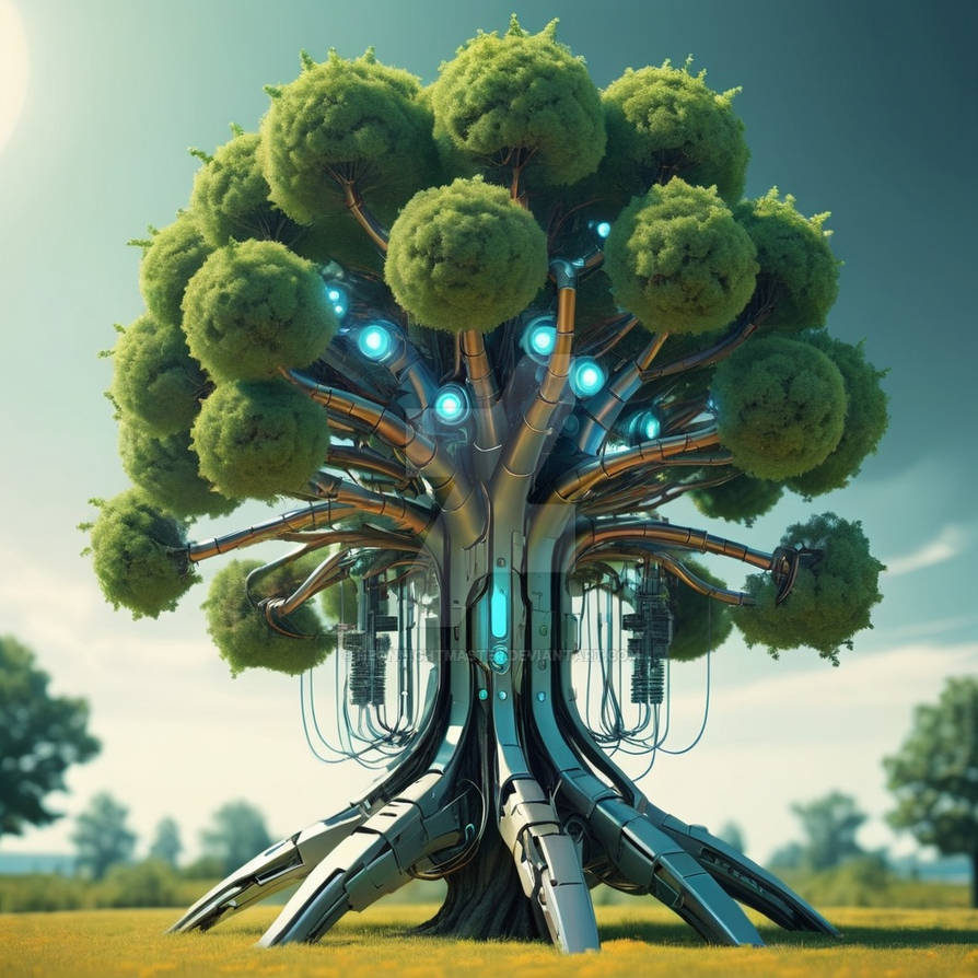 Futuring Tree Future Summer Tree 001 by NeonNightmaster on DeviantArt