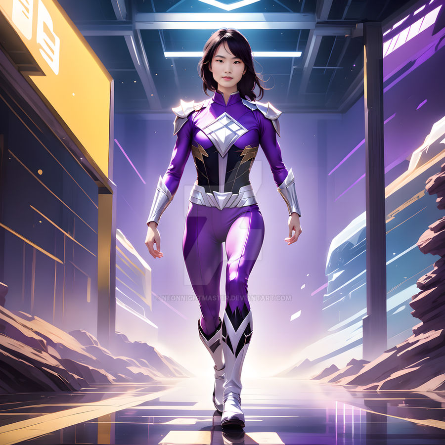 Ami - Violet Ranger by NeonNightmaster on DeviantArt
