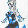 Blue Lanter Elsa colored