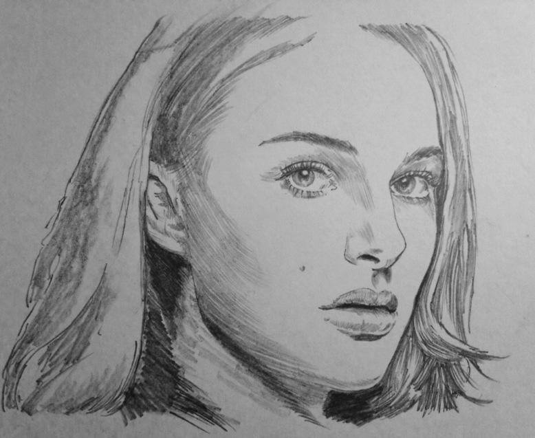 Natalie Portman - pencil