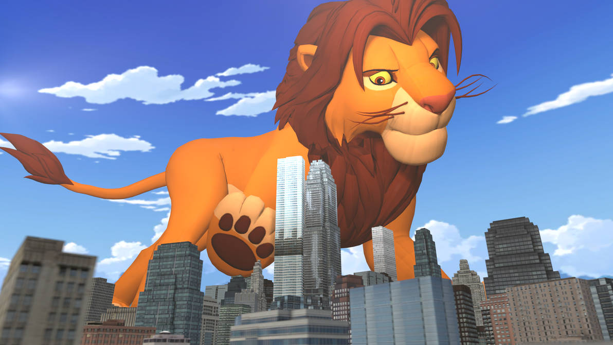 Giant Simba by MarcusTheDeer on DeviantArt