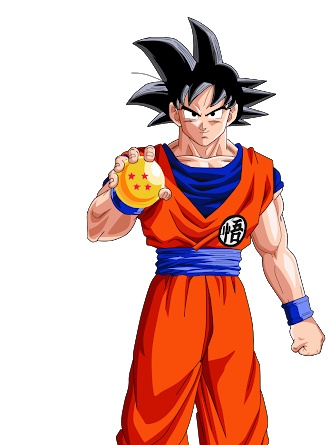 Goku With Dragon Ball 4 Star By Gokussj82 On Deviantart