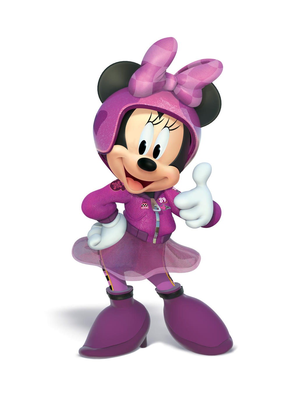 mickey and the roadster racers minnie by chow11 on DeviantArt