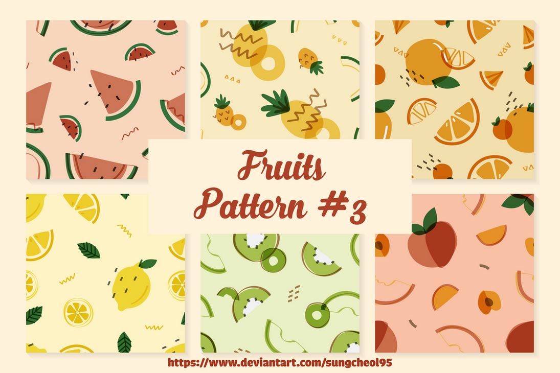 Subtle Superfruit Pattern Pattern Pack #3: Fruits by sungcheol95 on DeviantArt
