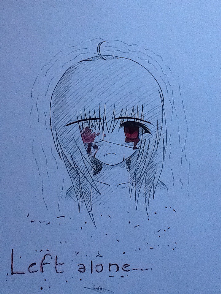 Anime Girl Half Human Half Zombie By 0yuki San0 On Deviantart