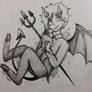 Imp Tweek Pencil Drawing