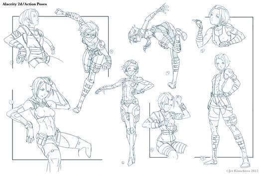 Alacrity Action Poses 2