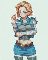 Android 18 By JettyJet