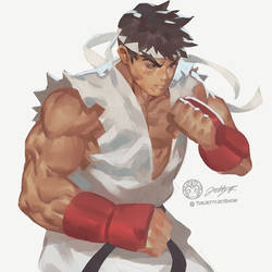 1 #Ryu From Streetfighter #Dailysketch48 Web