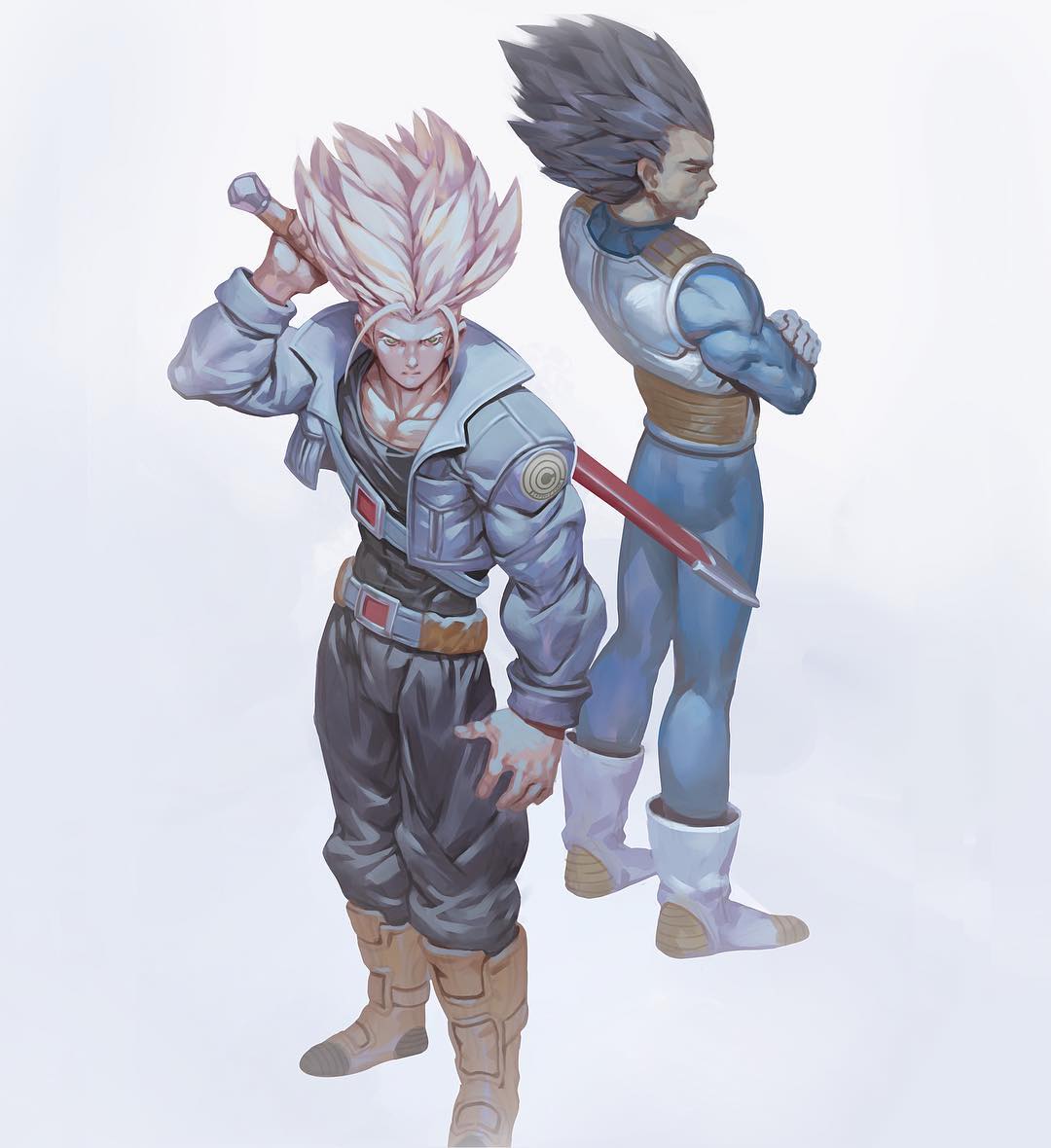 Vegeta & Trunks - Desenho de arthemiz - Gartic