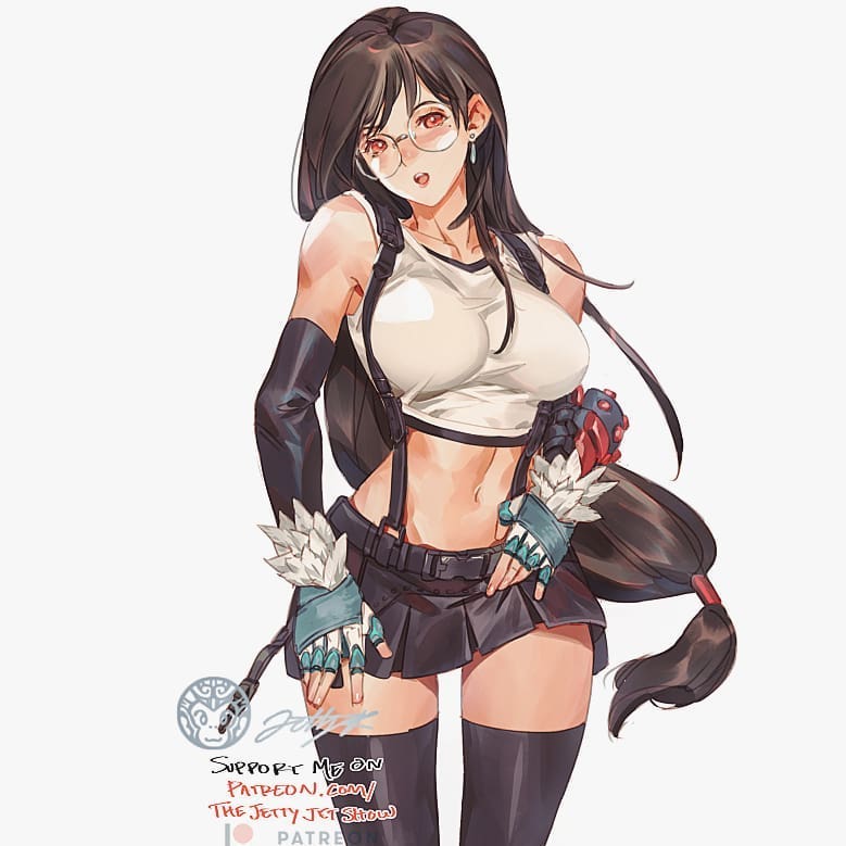 Tifa Feathered Gloves