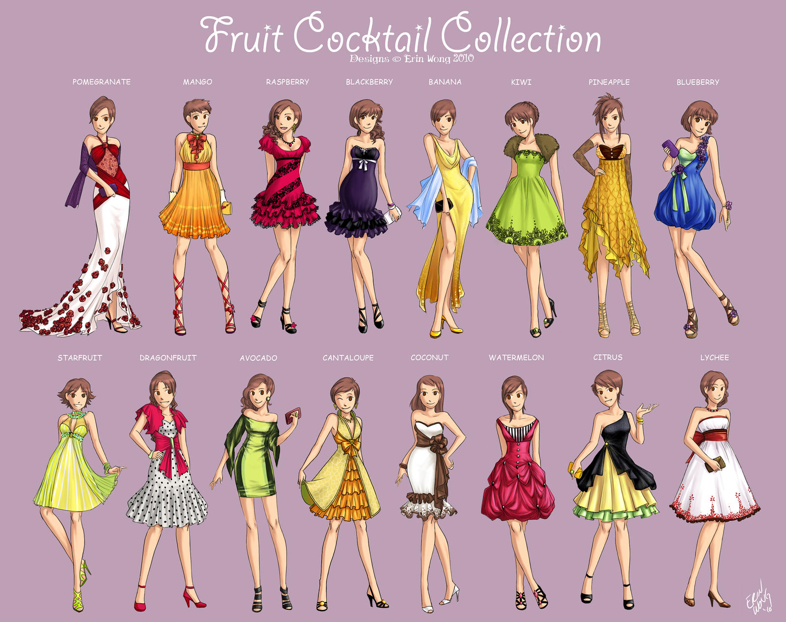 Fruit Cocktails by Nijuuni