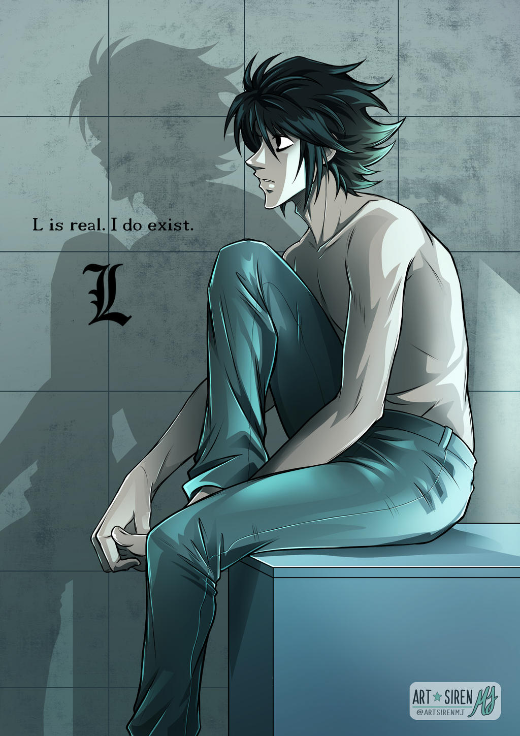Deviantart La Note L is Real ~ Death Note by ArtSirenMJ on DeviantArt