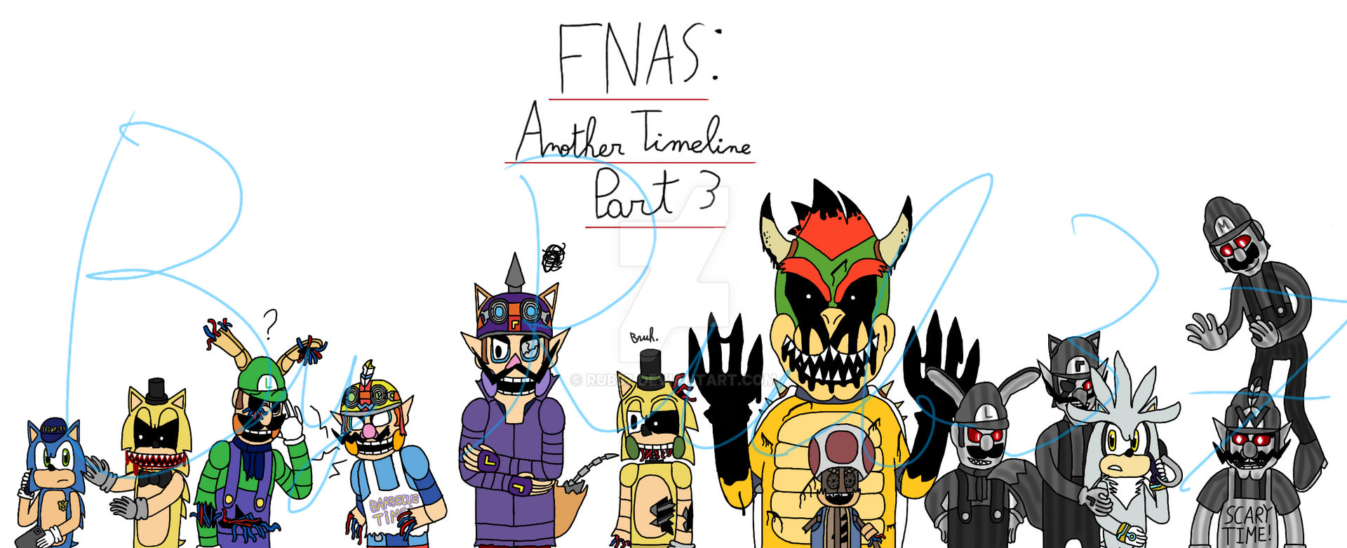 FNAS Drawing: FNAS Another Timeline Part 3 by Rub37 on DeviantArt