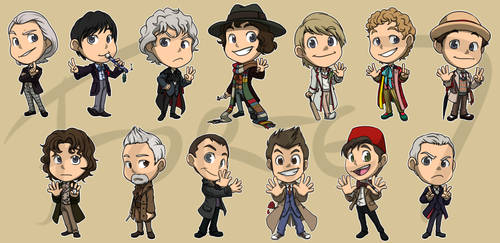 Stickers: Doctor Who by forte-girl7