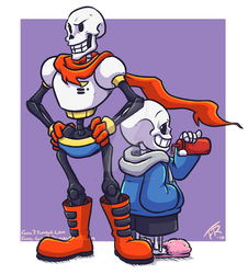 Undertale: Papyrus and Sans