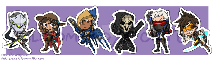 Stickers: Overwatch Set 1