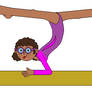 Connie as a gymnast