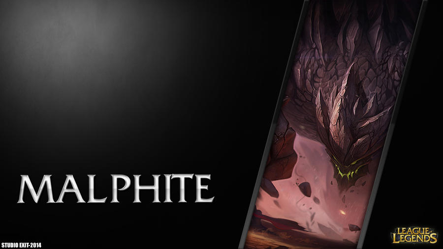 wallpaper malphite league of legends by