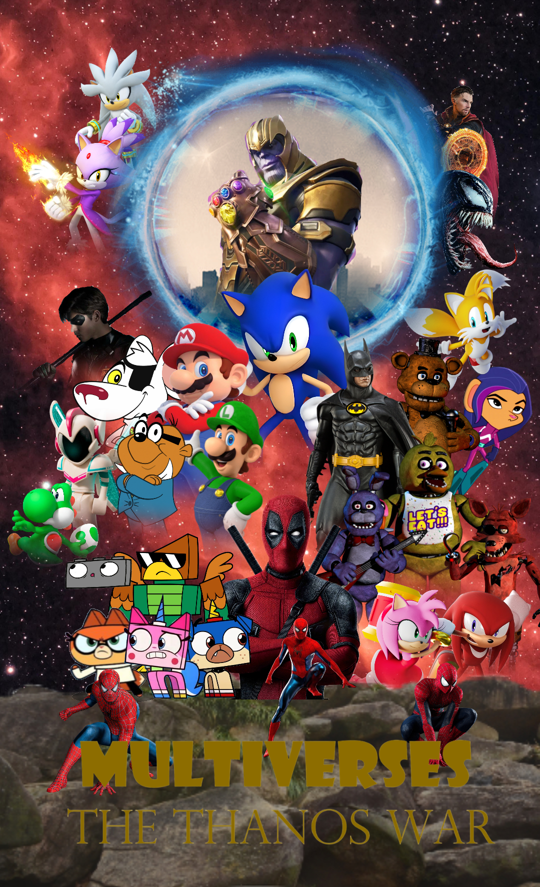 Multiverses Wars MULTIVERSES: THE THANOS WAR (Official Poster) by SONICFAN11111ART on ...