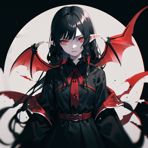 Vampire anime girl - backiee