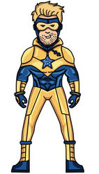 Booster gold [Earth-27 Fan-art]