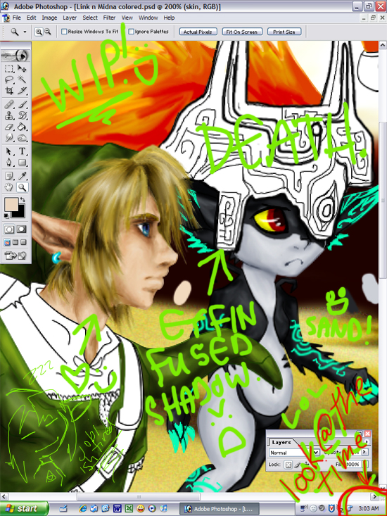 Link n Midna Thing WIP