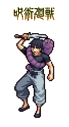 Toji Pixel Pattern Toji Sprite by ZenUchiha on DeviantArt