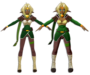 REMAKE WIP - Aisha Clan Clan - Outlaw Star 3DMODEL