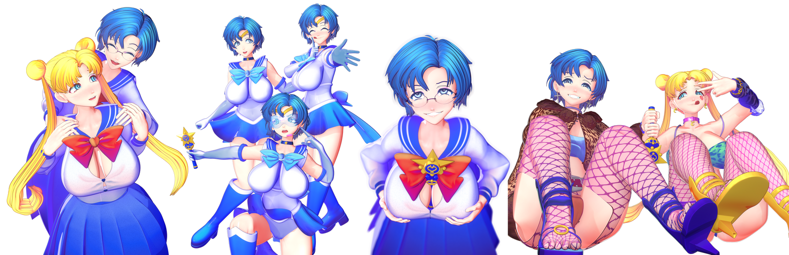 ReRemake WIP Sailor Mercury Mizuryu Kei Ver. by banchouforte on