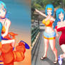 Bulma And Maron REMAKE 3D MODEL Teaser 1