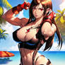 Tifa - on the beach