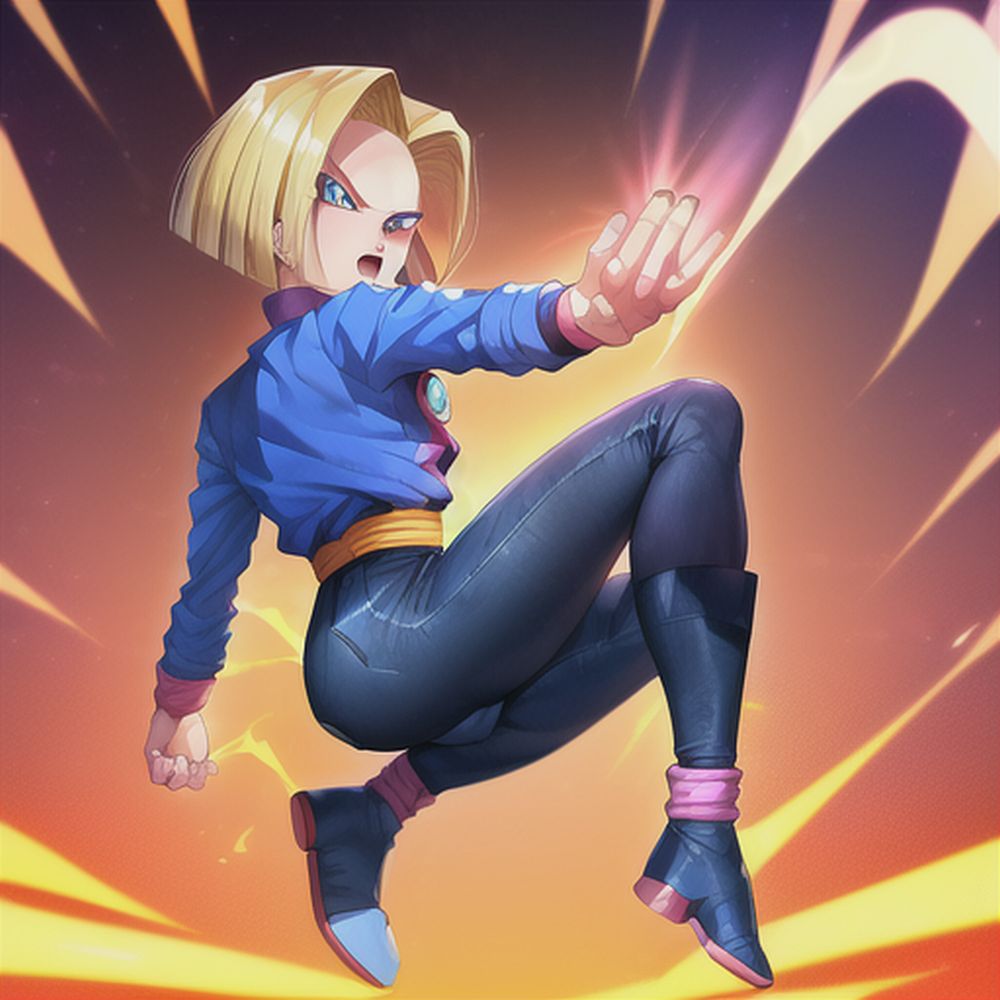 Desenho Super Android 18-Dragon Ball GT by WebysArts on DeviantArt