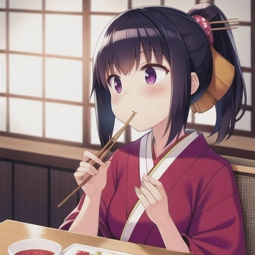 Me Trying to Use Chopsticks - Cartoons & Anime - Anime