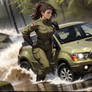 AI Test - female mudfighting - 4