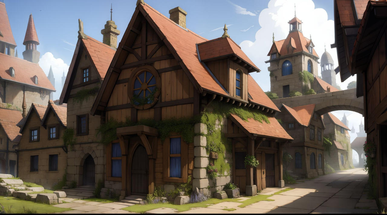 AI Decor - fantasy guild building - 4 by Alby69 on DeviantArt