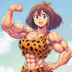 AI Test - cavewoman - 7 - muscle