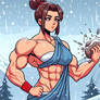 AI Muscle - muscle goddess winter - 1