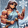 AI Muscle - goddess muscle snowflake - 2