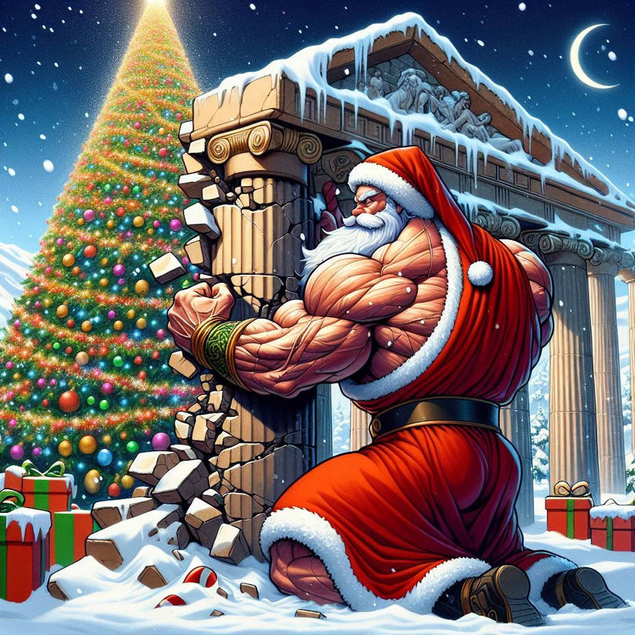 Musle Santa AI Muscle - Santa is getting ready XD - 8 by Alby69 on DeviantArt
