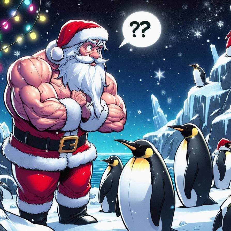 Musle Santa AI Muscle - muscle Santa wonders - 6 by Alby69 on DeviantArt