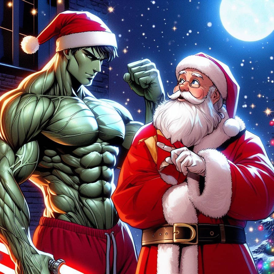 Musle Santa AI Muscle - muscle Santa wonders - 10 by Alby69 on DeviantArt