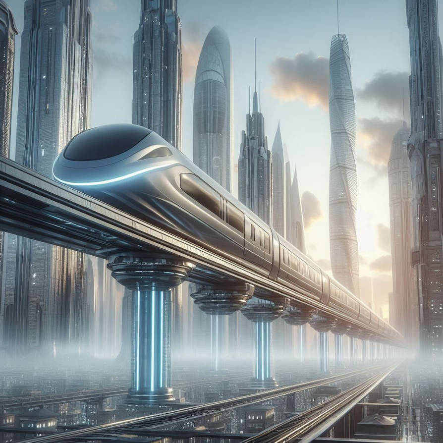 AI - a magnetic levitation train - 1 by Alby69 on DeviantArt