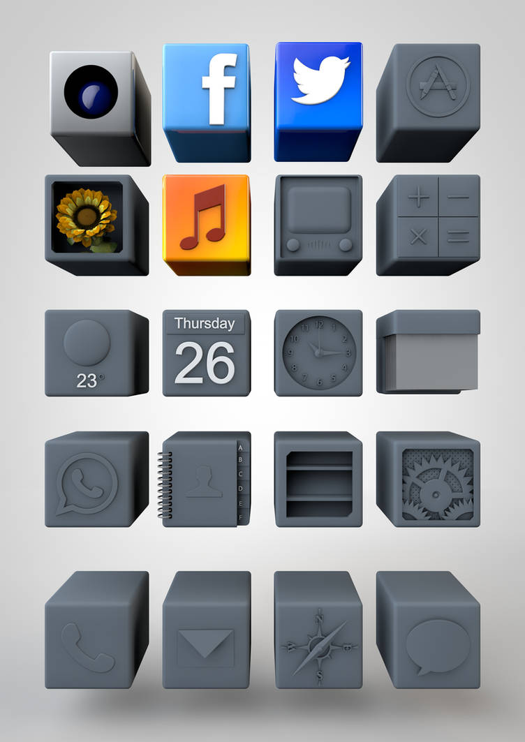Iphone Springboard Customization 3d iphone springboard (unfinished) by hassanmedia on DeviantArt