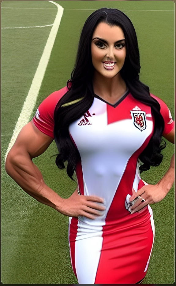 Muscular Soccer Star Abigail Ratchford by AIgeneratedMuscle on DeviantArt