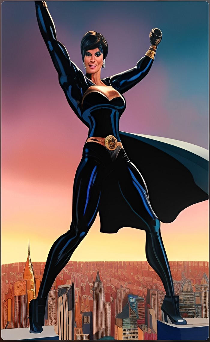 Supervillain Giantess Kris Jenner by AIgeneratedMuscle on DeviantArt