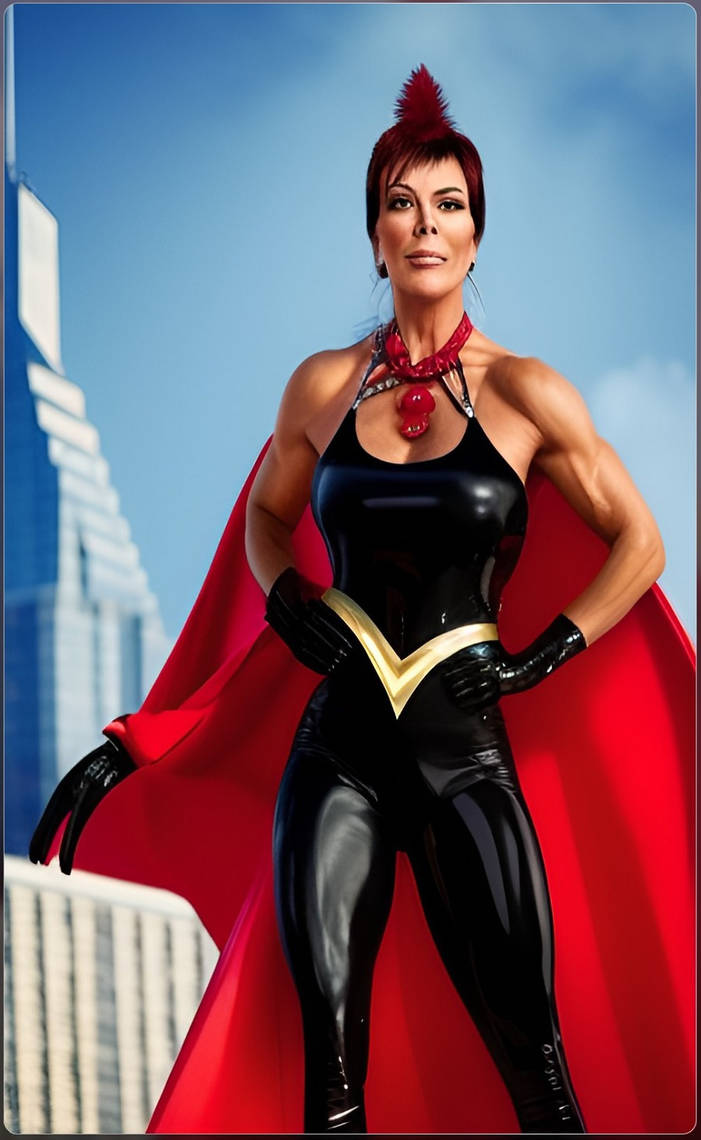 Punk Supervillain Kris Jenner by AIgeneratedMuscle on DeviantArt