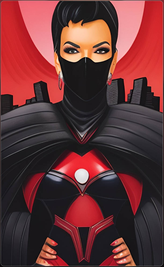 Masked Supervillain Kris Jenner by AIgeneratedMuscle on DeviantArt
