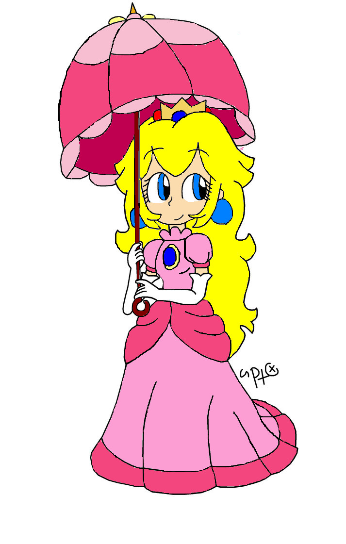 Princess Peach colored